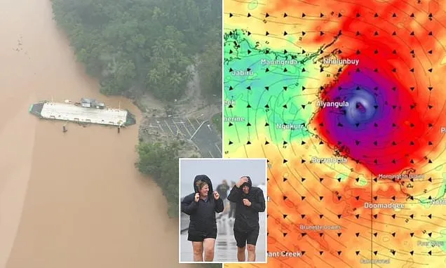 Hundreds flee monster cyclone as it drives families out of their homes