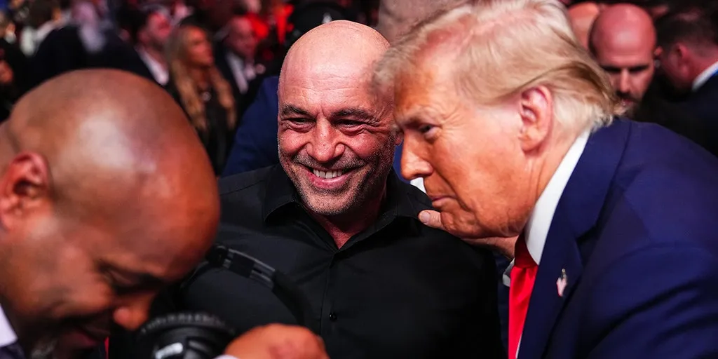 Rogan rejects backlash to White House visit, says Trump interaction at UFC 'opposite' of viral claims