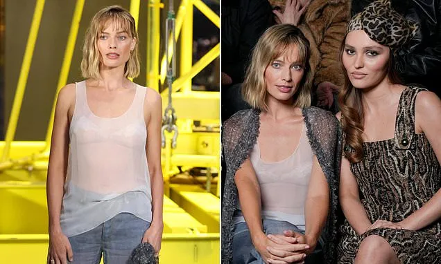 Everyone saying the same thing about Margot Robbie at the Chanel show