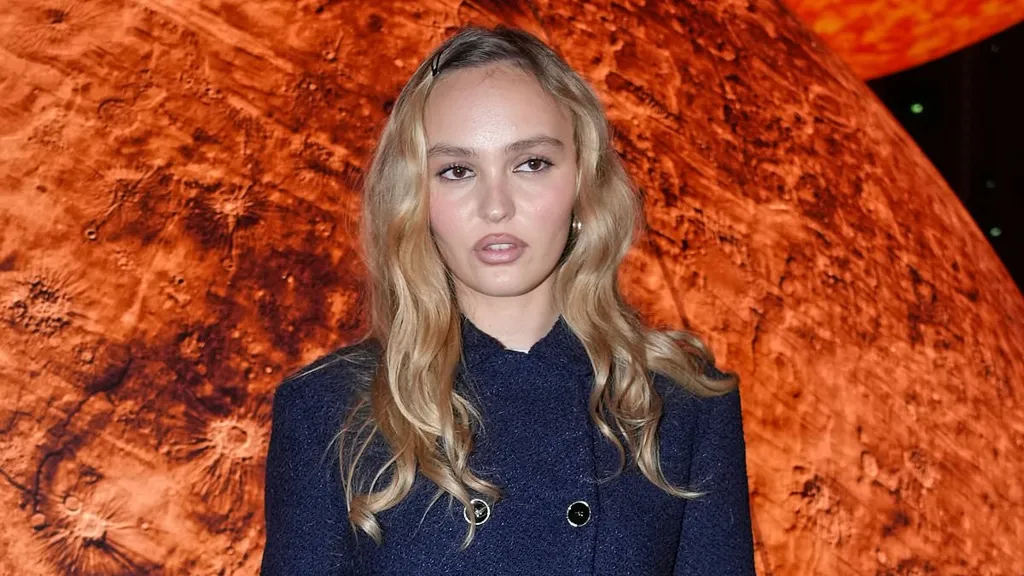 Lily-Rose Depp looks effortlessly chic at the Chanel catwalk show