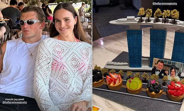 Holly Ramsay cosies up to Adam Peaty amid honeymoon in Australia