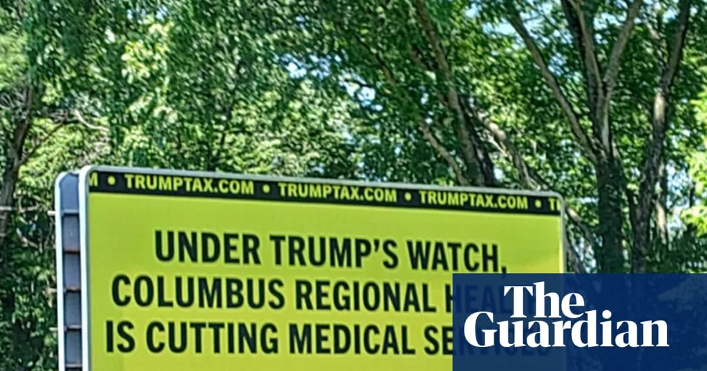 Democrats use new tactic to highlight Trump's gutting of Medicaid: billboards in the rural US