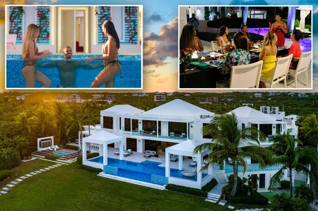 Turks and Caicos villa with 'Real Housewives' and 'Too Hot to Handle'...