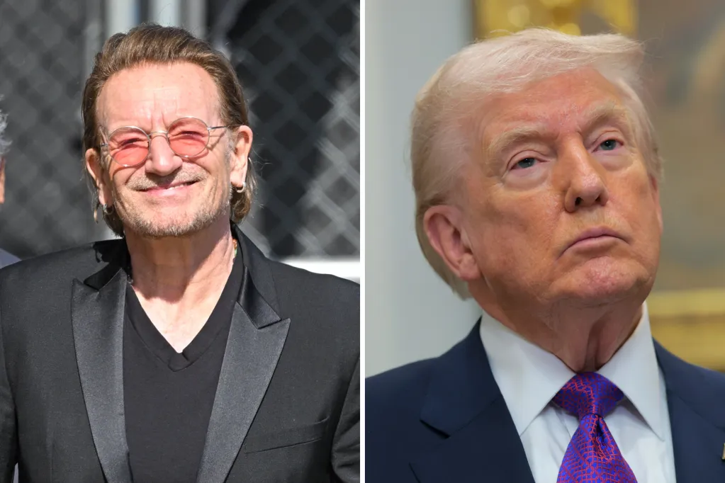 What Bono has said about Donald Trump as U2 release anti-ICE song