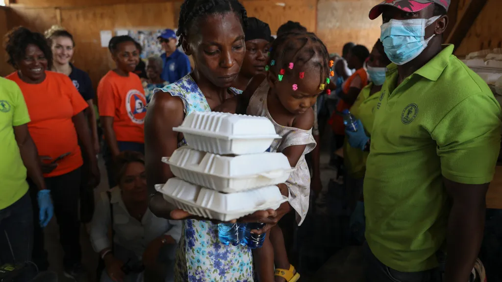 The U.N. food agency fears it will not have enough to feed people in Haiti.