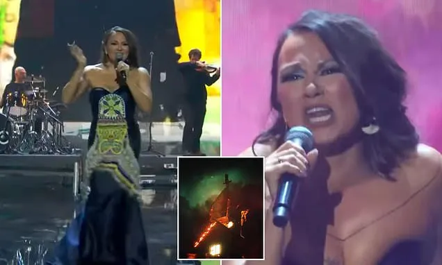 Woke Canadian singer groans her way through awards show performance