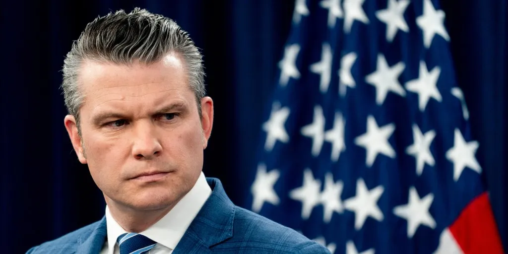 Hegseth says Iran is digging out missile launchers