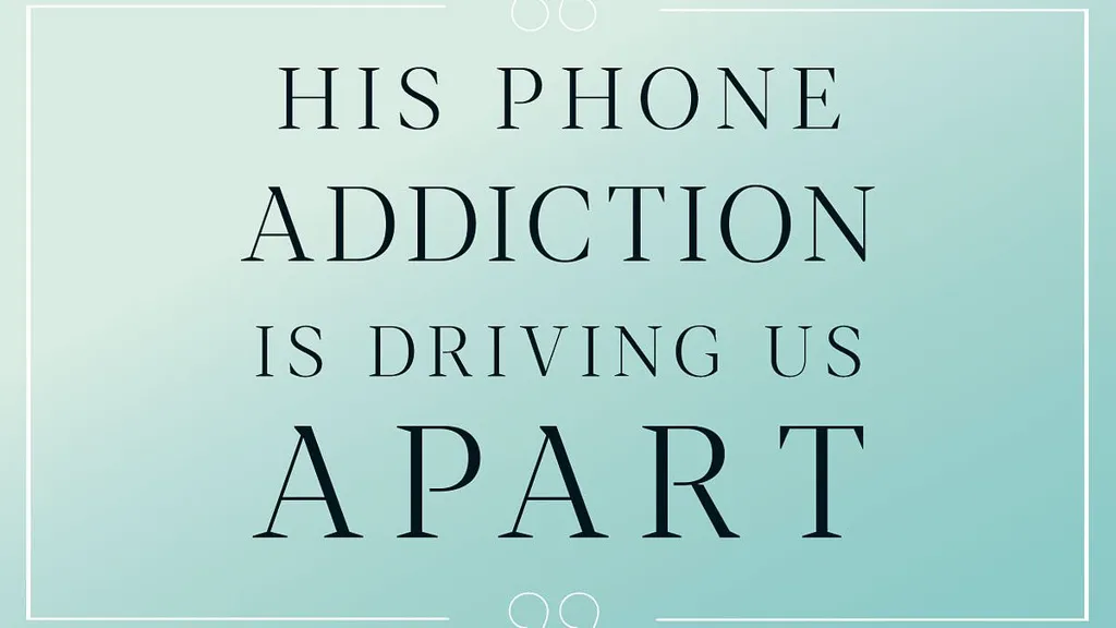 DEAR CAROLINE: My husband is addicted to his mobile