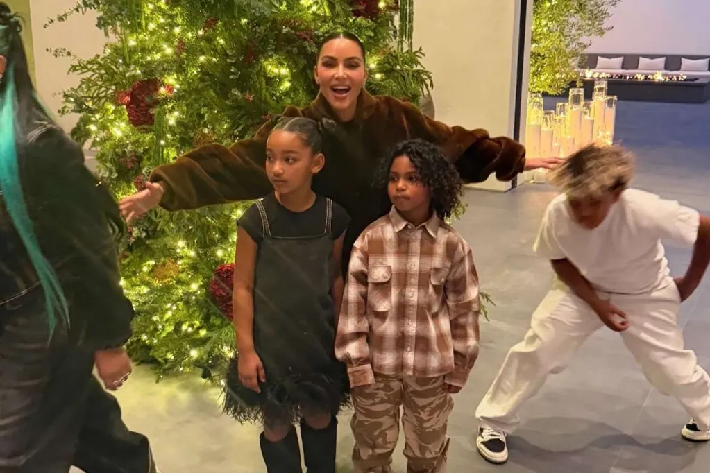 Kim Kardashian Says She 'Really Tried' to Get a Picture with Her Kids In Hilarious New Post