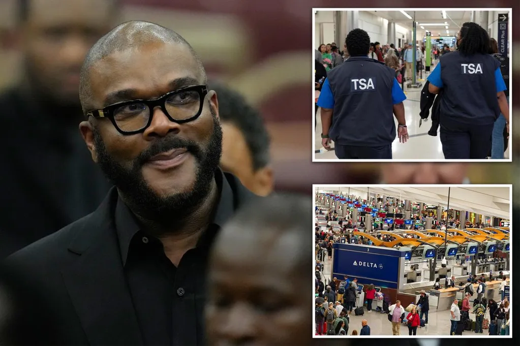 Tyler Perry gives $250K in gift cards to help unpaid TSA workers at Atlanta airport  --  after he couldn't give cash