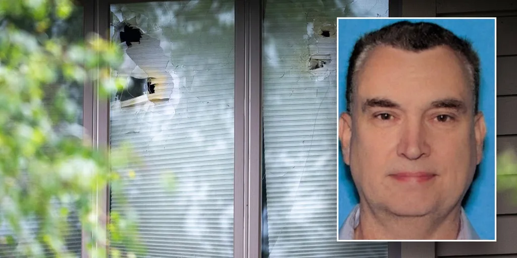 Dramatic photos show Minnesota lawmaker's home damaged in shooting as manhunt for suspect continues