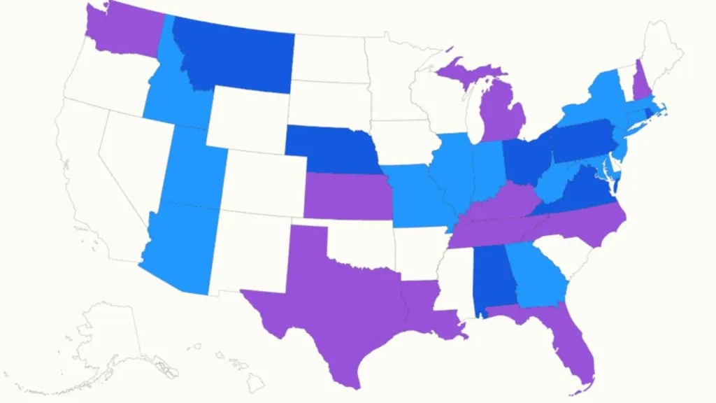 Map shows differences in how Columbus Day celebrated in each state