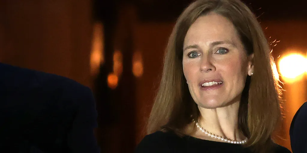 Justice Barrett teases new memoir in abrupt conference exit