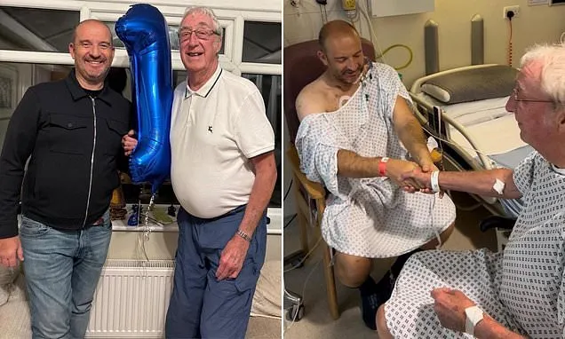 OAP becomes Britain's oldest donor - and saves his son-in-law's life