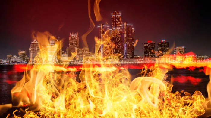 Why people think the Detroit River caught on fire -- and why the truth is somehow more alarming