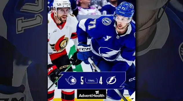 Power Play Sizzles, But Bolts Drop Home Opener To Senators 5-4