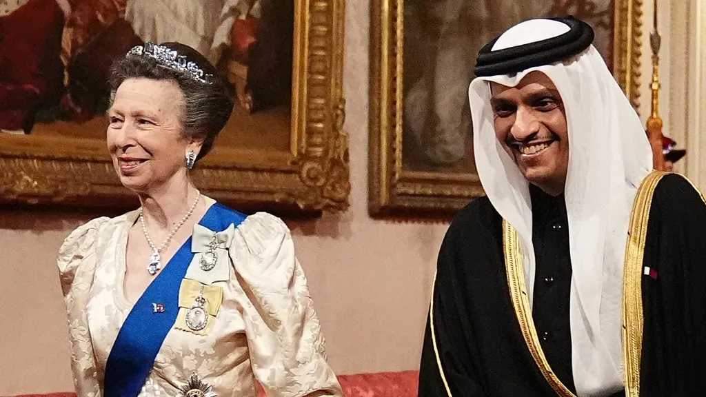 Princess Anne rewears evening gown she first wore 39 years ago