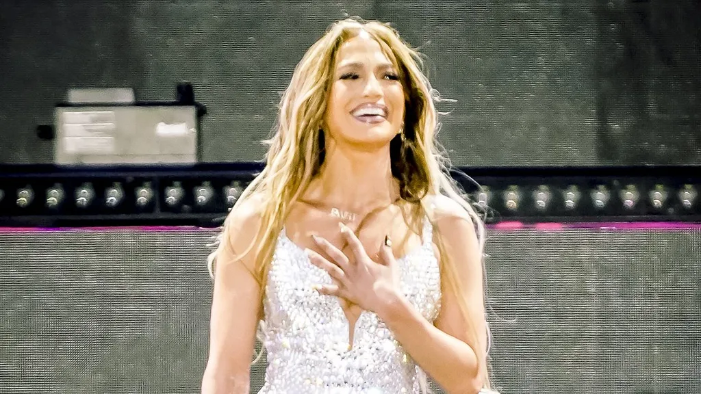 Jennifer Lopez, 55, sizzles in a silver leotard amid her tour in Spain