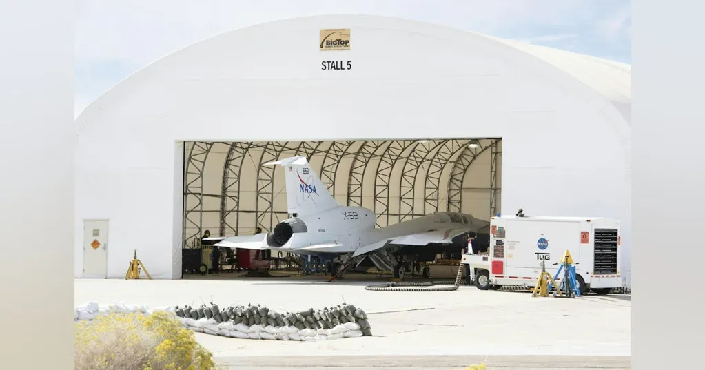 NASA and Lockheed Martin fire up engines on X-59 quiet supersonic experimental jet