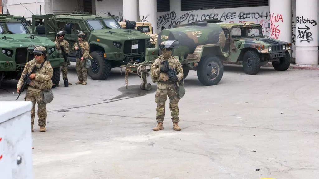 National Guard on scene following Los Angeles protests: Police