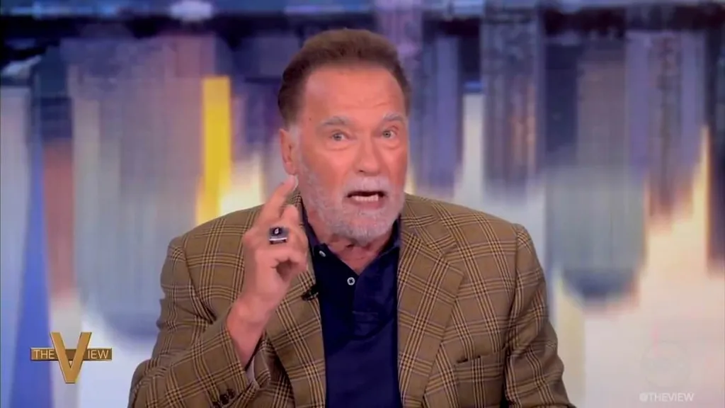 Schwarzenegger declines to join Joy Behar's critique of ICE