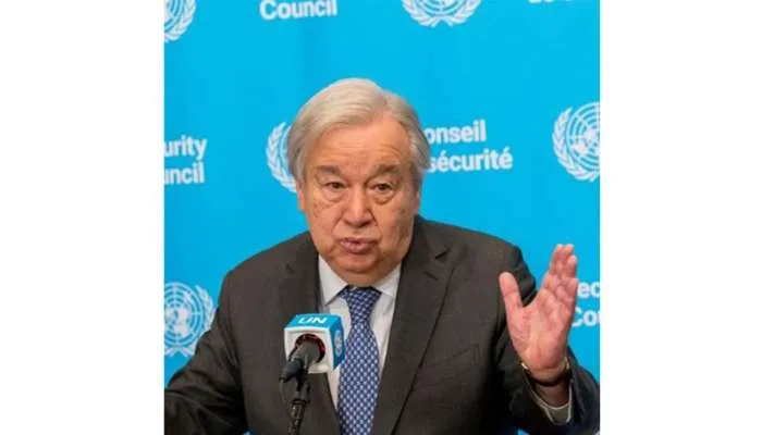 UN Chief warns of 