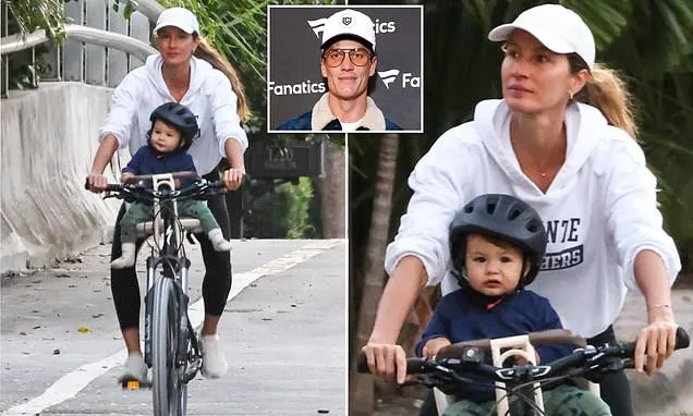 Gisele Bundchen enjoys a Valentine's Day bike ride with son in Miami