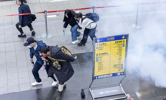 Taiwan holds drill to boost response after metro stabbing