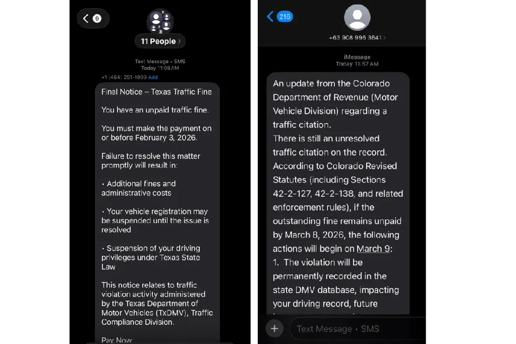 Drivers hit with DMV scam texts in Colorado, Texas, Hawaii -- What to know