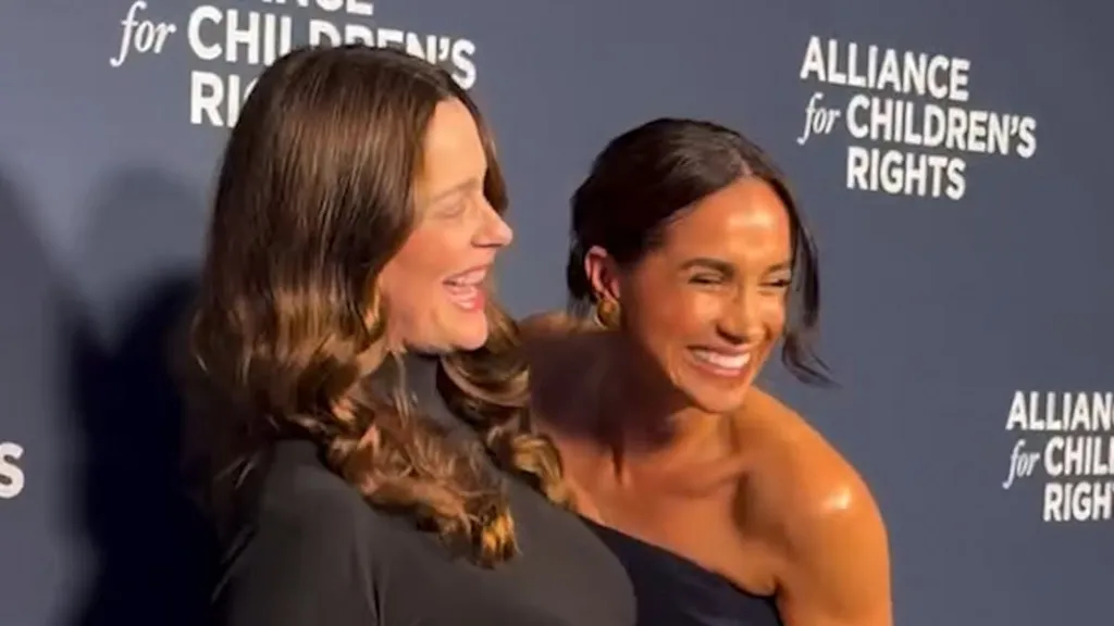 Meghan shares behind the scenes video at LA charity bash