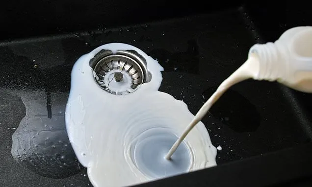 The 9 items you should never pour down the sink - including MILK