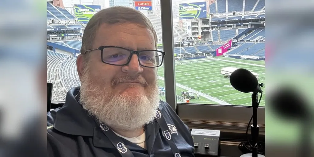 Portland native serves as voice of Seattle Seahawks ahead of playoff game