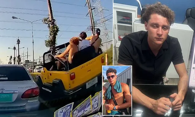 Moment Brit 'drives on Thai roads while on drugs'