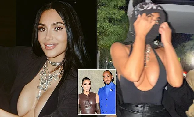 Kim Kardashian flaunts Lewis Hamilton romance as she posts busty snap
