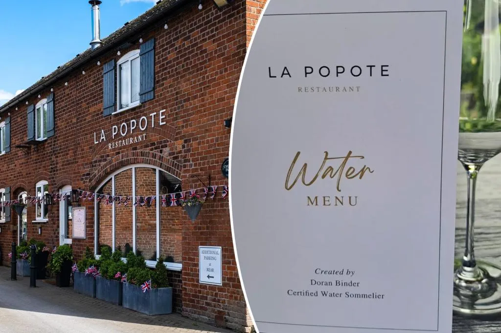 Michelin-listed restaurant is launching a new drinks menu  --  of just...