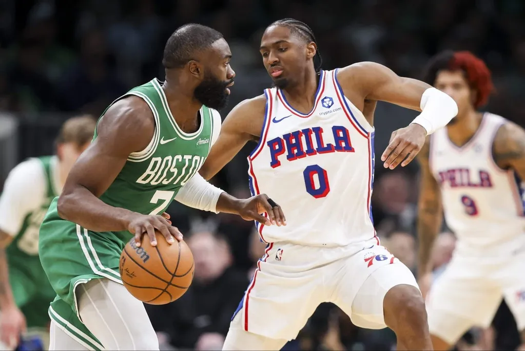 Jaylen Brown stays positive, looks forward to challenge after Celtics drop Game 2