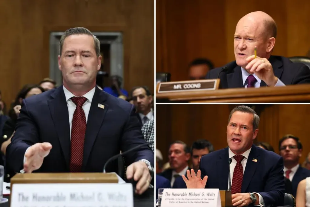 Mike Waltz grapples with 'Signalgate' during UN confirmation hearing