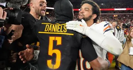Jayden Daniels and Caleb Williams match up again 1 year after Hail Mary decided Bears-Commanders