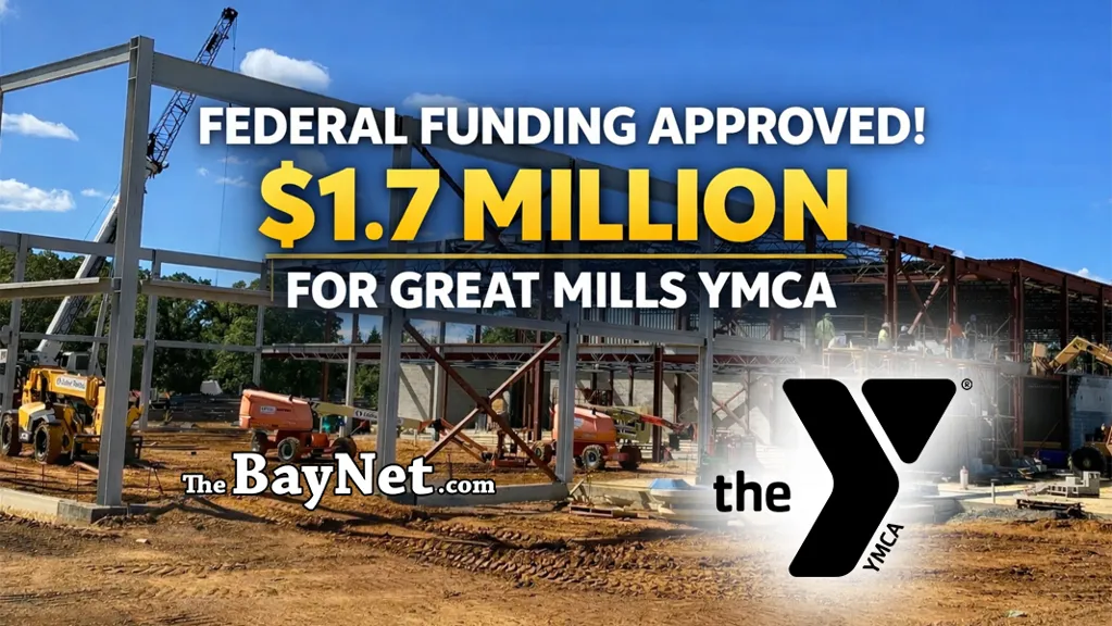 Federal Funding Bill Signed Into Law Includes $1.7M For Great Mills YMCA Project - The BayNet
