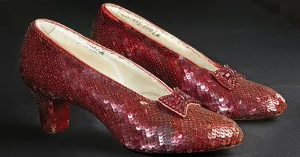 Stolen ruby slippers worn by Judy Garland in 'The Wizard of Oz' are auctioned for $28 million