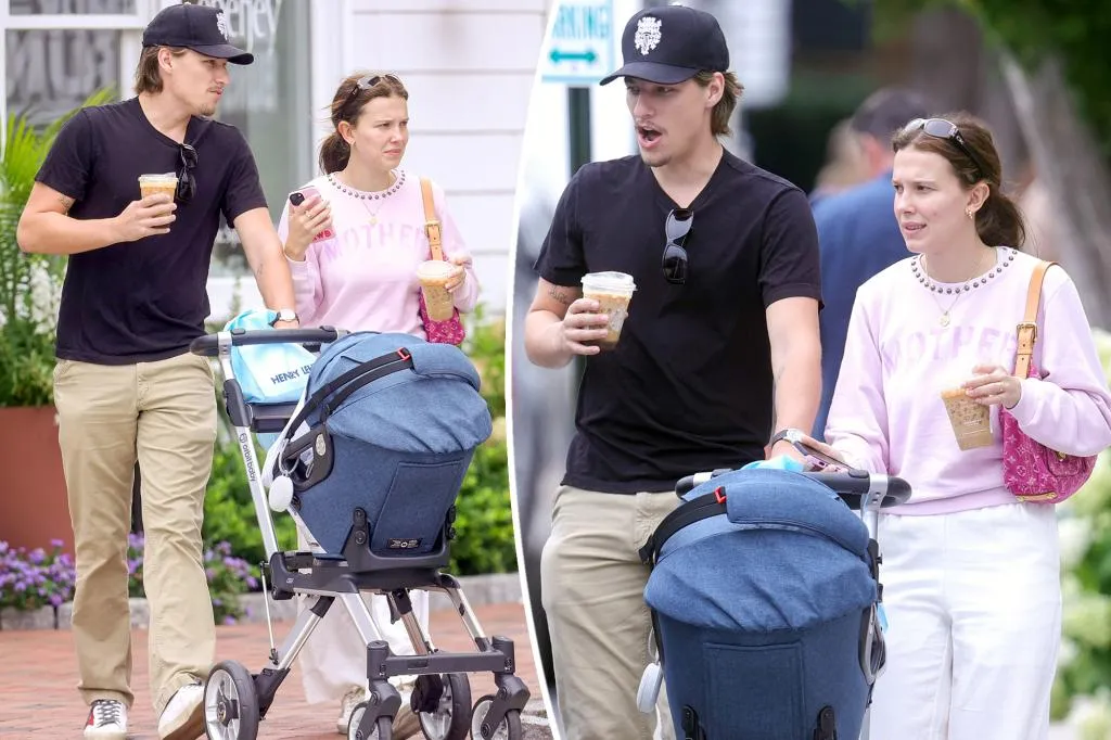 Millie Bobby Brown spotted with baby girl in first photos  --  did she...
