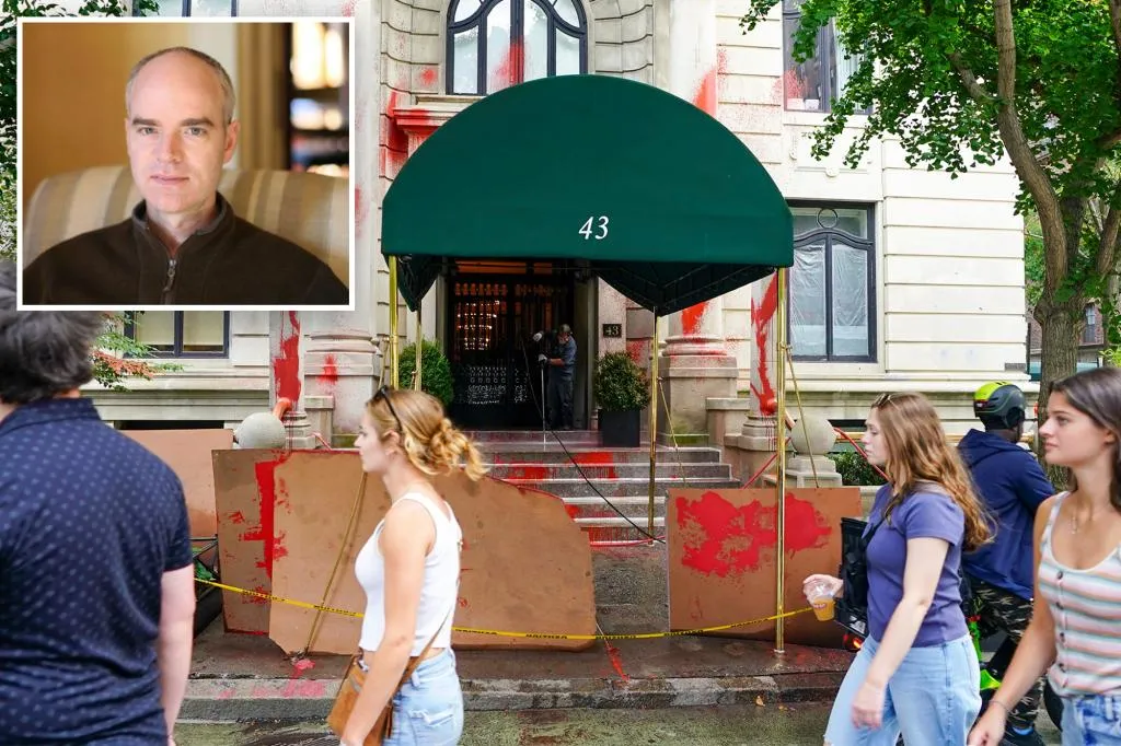 Anti-Israel vandals target ritzy NYC building where New York Times...