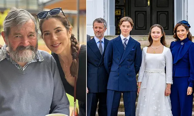 Grieving Queen Mary attends confirmation days after father's death