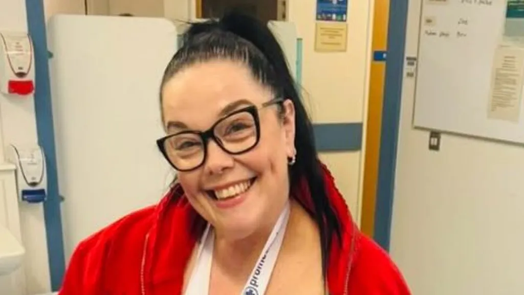 Lisa Riley is rushed to hospital for surgery after 'very bad fall'