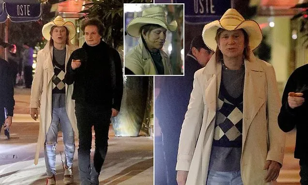 Troubled Mickey Rourke enjoys swanky dinner in LA as money woes loomed