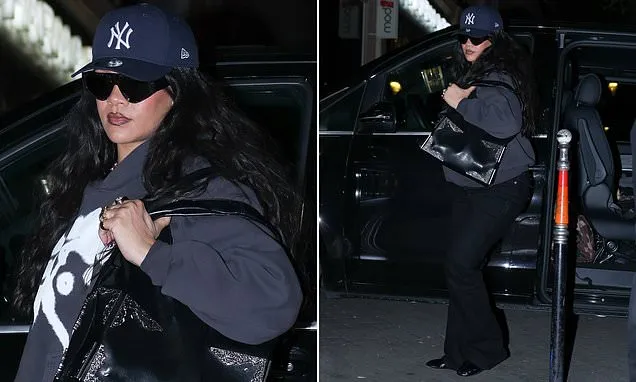 Rihanna opts for low-key look as she steps out for dinner in Paris