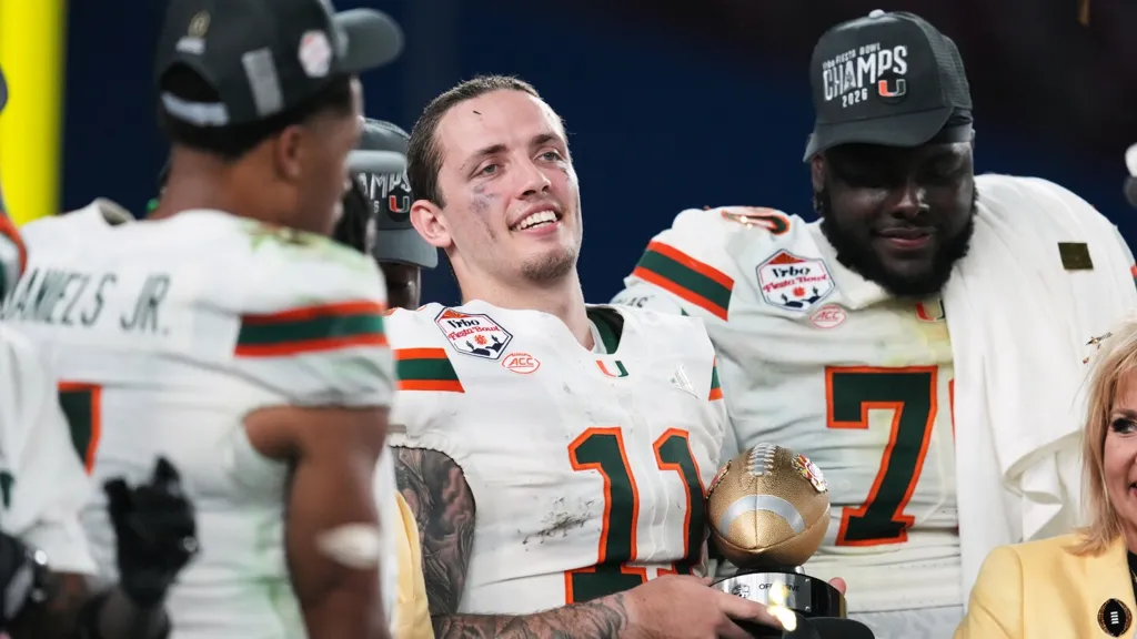 Carson Beck's college career set to end when Miami faces Indiana in College Football Playoff finale