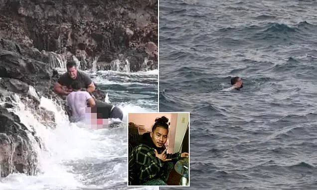 Heartbreaking final photo of Hawaii swimmer who was swept to his death