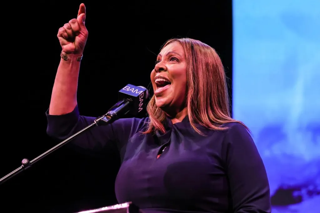 Letitia James makes it quite clear -- there are no limits to...