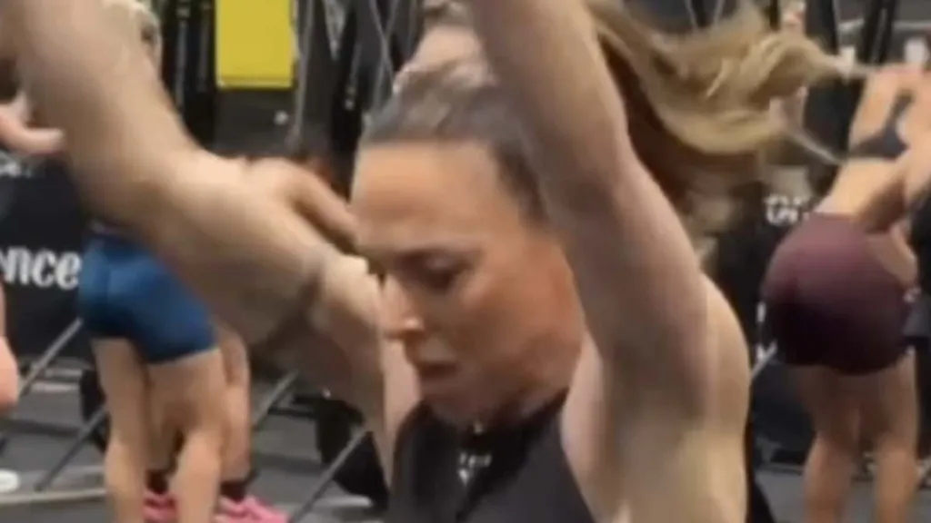 Mel C shows off her toned physique as she completes her first Hyrox